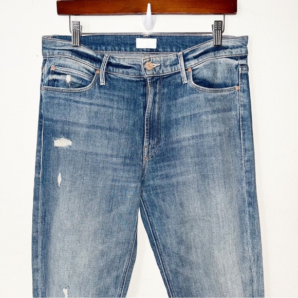 Mother The Runaway Weekender Flare Jean In Helter Skelter 30 - Picture 3 of 8